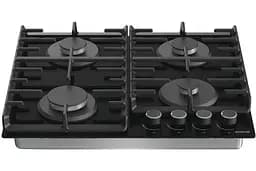 Варильна поверхня Gorenje газова на склі, 60см, чавун, чорний - мініатюра 3