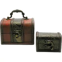 Шкатулки набор 12х8.5х9 см 8х6х6 см 2 шт (ca-816 2/s)