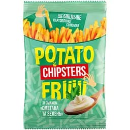 Соломка Chipster`s Сметана и зелень картофельная соленая 70 г
