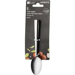 Набір чайних ложок Ardesto Black Mars Vanessa 6 шт. (AR0706VT)
