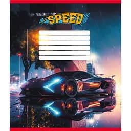 Зошит учнівський "Нічні вогні" 012-520156L-3 в лінію, 12 аркушів