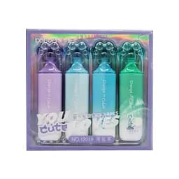 Набір фломастерів "Котяча лапка" Bambi 12019-H 4 кольори Вид 2