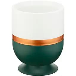 Горщик для квітів Alyaplastik Ribbon 1.6 л овальний зелений з білим (00-00020141)