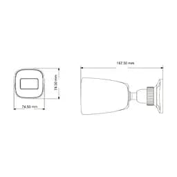 IP-відеокамера 5Mp TVT TD-9451E3B-A (D/PE/AR2) f=2.8mm з мікрофоном (77-00336) - мініатюра 2