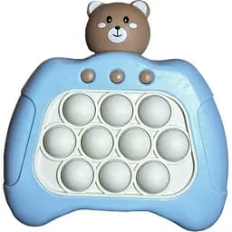 Електронна іграшка Quick Push Pop It із 4 режимами гри блакитна