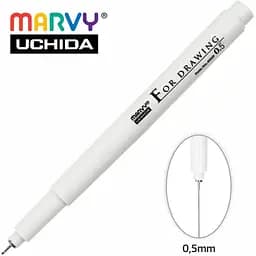 Мульти-лайнер Marvy 0.5 мм чорний 4600-S   - мініатюра 2