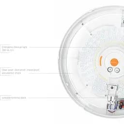 Світильник аварійний Videx LED накладний з датчиком руху (VL-CLR-EM300-2) - мініатюра 7