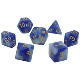 Набор кубиков Galaxy 7 Dice Set - Light blue , 7 шт. (g7dgala01)