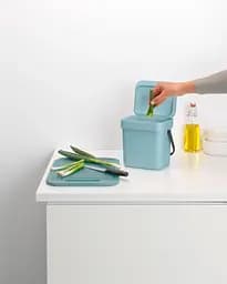 Відро сміттєве Brabantia Sort&Go, м'ятний, 3 л (209826) - мініатюра 4