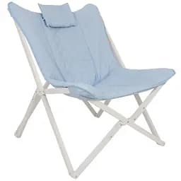 Кресло раскладное Bo-Camp Gordes L Pastel Blue (1200371)