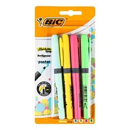Набор текстовых маркеров BIC Highlighter Grip Pastel, 4 шт. (964859)