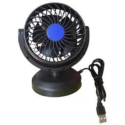 Портативный настольный мини вентилятор Portable Fan F30A автомобильный USB Черный