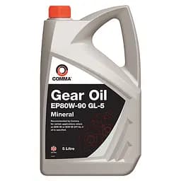 Трансмісійне масло Comma GEAR OIL EP80W-90 GL5  5л(EP80905L)