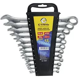 Набор ключей комбинированных Сталь CRV 12 шт. (55355)