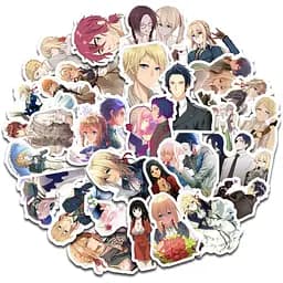 Стікерпак набір наклейок G-Toys Violet Evergarden 45 шт. (SP VE 01)