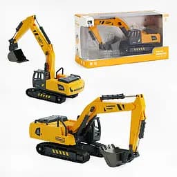 Экскаватор, металлический ковш, инерция, металлопластик