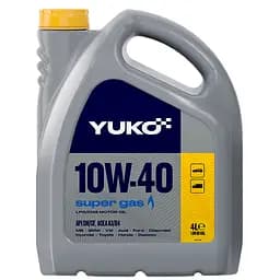 Олива моторна Yuko Super Gas 10W-40 API SM/CF 4 л (24658)