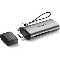 Кардрiдер Ugreen CM184 USB-C TF + SD Card Reader  (50704)