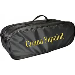 Сумка-органайзер Poputchik в багажник 2 отделения Слава Украина черная (03-137-2Д)