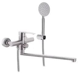 Смеситель для ванны Zerix JAX-006 ZX3152 Нержавеющая сталь