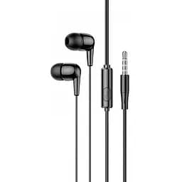 Навушники Hoco M97 Enjoy універсальні earphones with mic чорні 6931474771780