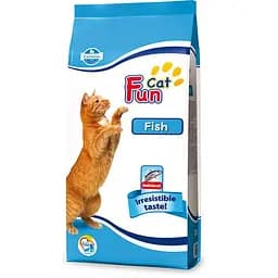 Сухой корм полнорационный Farmina Fun Cat, для взрослых кошек, с рыбой, 20 кг