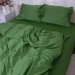 Простирадло MirSon Штучне шовк 23-0010 Salad 220х150 см зелене