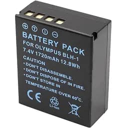 Аккумулятор PowerPlant Olympus BLH-1 1720mAh (декодированный)