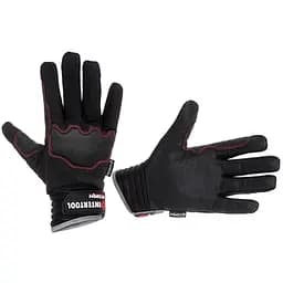 Рукавички робочі захисні Intertool Storm зі спандексу антиковзні із захистом суглобів 10"