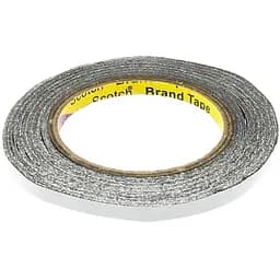 Скотч двосторонній 3M чорний 8мм x 25м