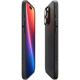 Оригінальний протиударний чохол Spigen Liquid Air Armor для Iphone 16 Pro Max (6.9") Matte Black ACS07988 - мініатюра 12
