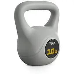 Гиря вінілова 10кг Trex Sport TX-010CKB сірий - мініатюра 2