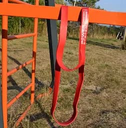 Гумка для фітнесу і кроссфіту Power System PS-4053 CrossFit Level 3 Blue (опір 15-40 кг) (PS-4053_Red) - мініатюра 7