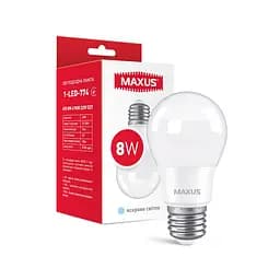 Лампа світлодіодна Maxus 1-LED-774 A55 8W 4100K 220V E27