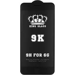 Захисне скло Tempered Glass 9K Full Glue Apple iPhone 6/6s black