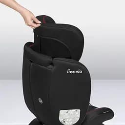 Дитяче автокрісло Lionelo Bastiaan i-Size Black Red, чорне з червоним (LO-BASTIAAN I-SIZE BLACK RED) - мініатюра 9
