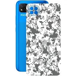 Защитная пленка StatusSKIN для Xiaomi Poco C3 Корпус Винил Пиксель 3