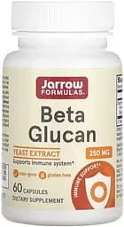 Натуральная добавка Jarrow Formulas Beta Glucan 250 mg, 60 капсул СРОК 02.25