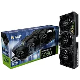 Видеокарта Palit GF RTX 5080 16GB GDDR7 GamingPro OC V1 (NE75080S19T2-GB2031Y)