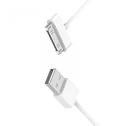 USB-Кабель Hoco X23 для iPhone 4 30 pin білий