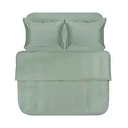 Постельное белье сатин Lotus Home - Dakota Modern оливковый семейный