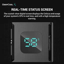 Кулер для процесора Deepcool AG400 Digital BK ARGB (R-AG400-BKADMN-G-1) - мініатюра 13