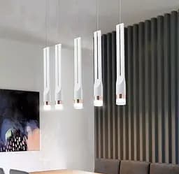 Сучасний видовжений підвісний світильник Line.F DE 10C/1 WH