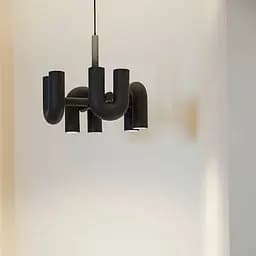 Дизайнерская люстра-реплика Circus Ago на 4 лампы d60 см | Ст. MJ 18-600 BK | Line F