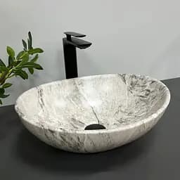 Умивальник VBI Parma stone накладний VBI-011005, Сірий