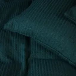 Комплект постільної білизни MirSon Arrowline Emerald 220х240 см смарагдовий(2200010671483) - мініатюра 3