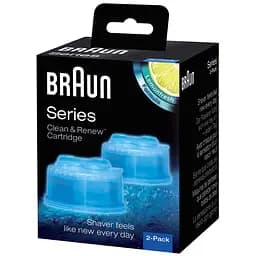 Картридж для чистки бритв Braun CCR2 Clean & Renew 2шт.