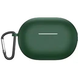 Чехол-накладка DK Silicone Candy Friendly с карабином для Huawei FreeBuds Pro 2 (green)