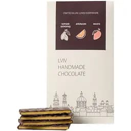 Шоколад Львовская Мастерская Шоколада черный с начинкой манго-апельсин 78 г