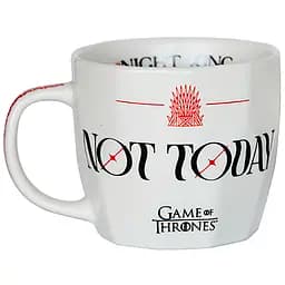 Чашка Warner Bros Flat Game of Thrones. Not Today порцелянова біла 400 мл (75001737)